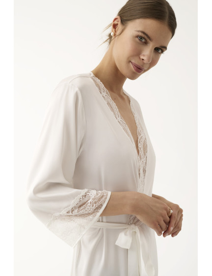 BATA KIMONO LARGA SATÉN ELÁSTICO BELLEZA