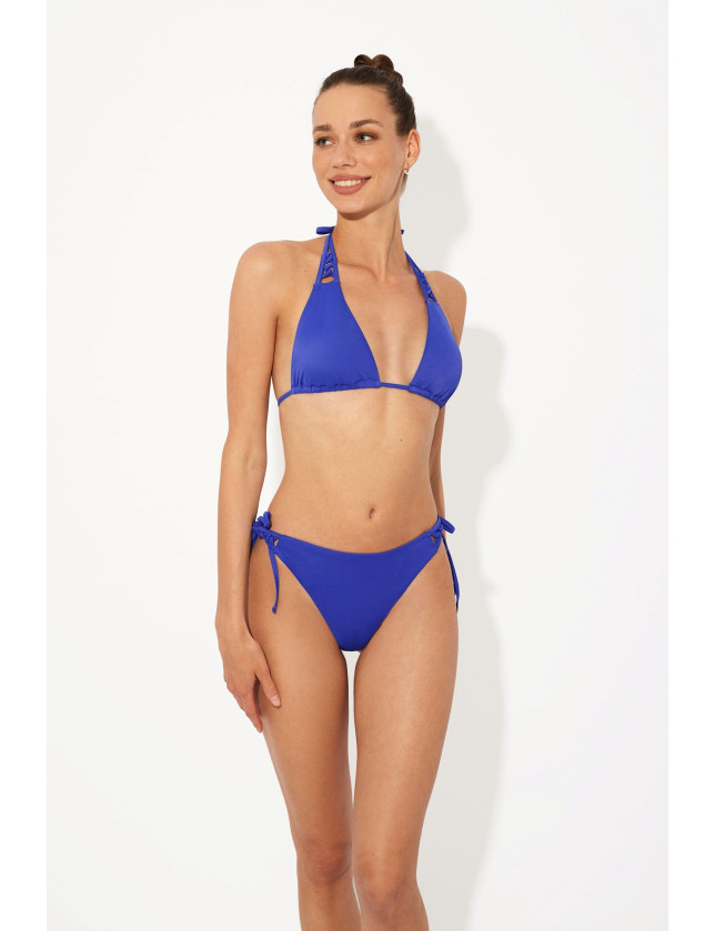 CONJUNTO SUJETADOR TRIANGULAR CORTINA CON BRASILEÑA. JACQUARD