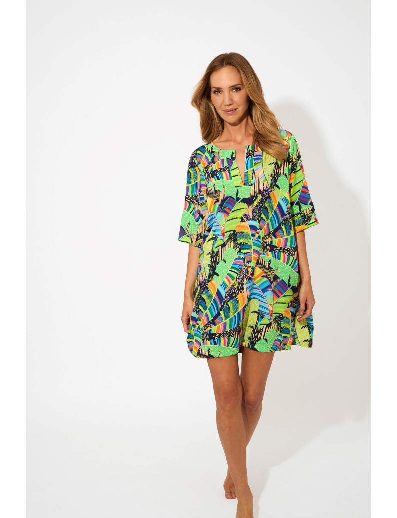 CAFTÁN PLANA VISCOSA