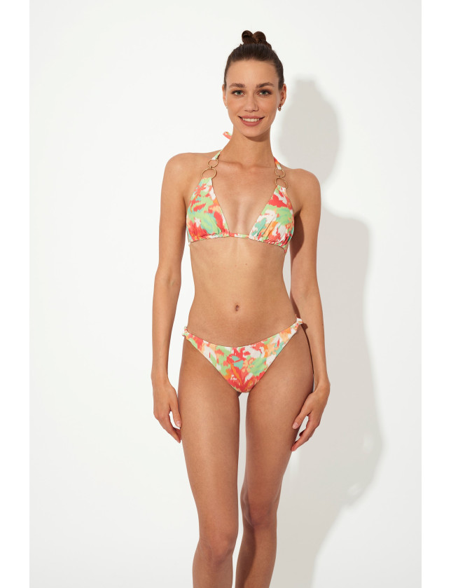 CONJUNTO SUJETADOR TRIANGULAR CORTINA CON BRASILEÑA