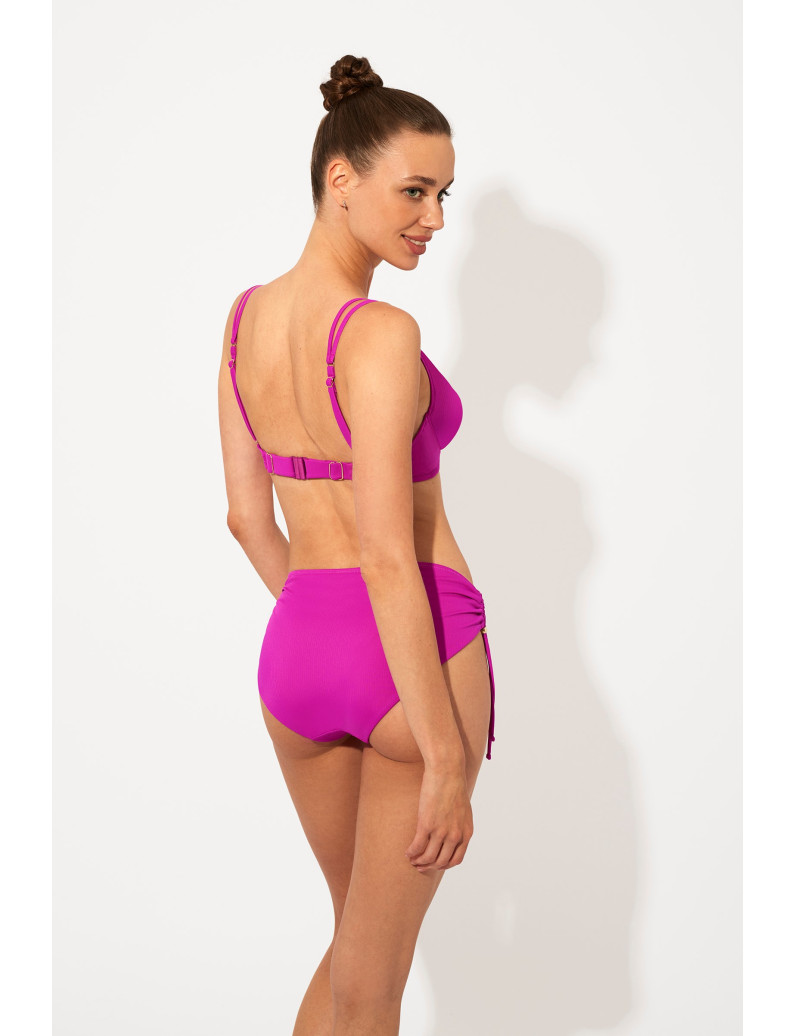 CONJUNTO SUJETADOR FORRADO CAPACIDAD CON AROS CON MIDI REFORZ. JACQUARD