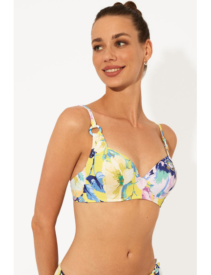 SUJETADOR CON AROS Y COPA SIRENA