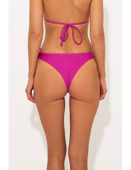 BRAGUITA BIKINI BRASILEÑA  JACQUARD FUCSIA