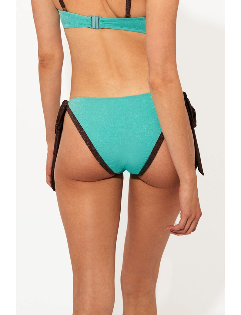BRAGUITA BIKINI NORMAl LUREX TURQUESA