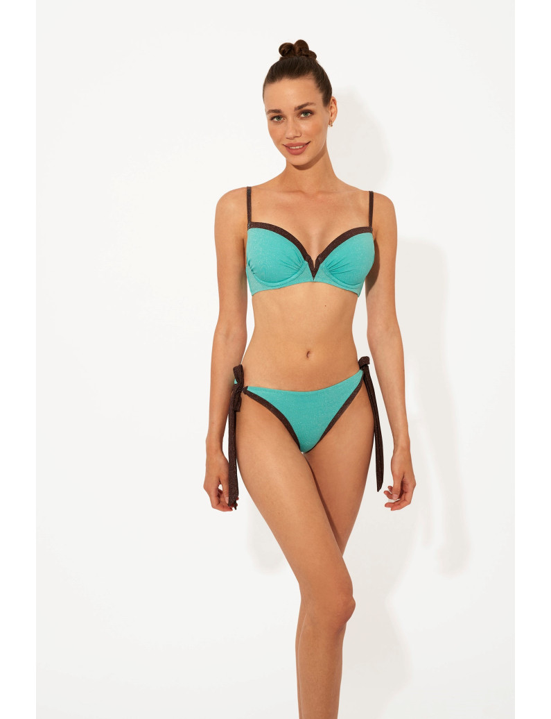 BRAGUITA BIKINI NORMAl LUREX TURQUESA