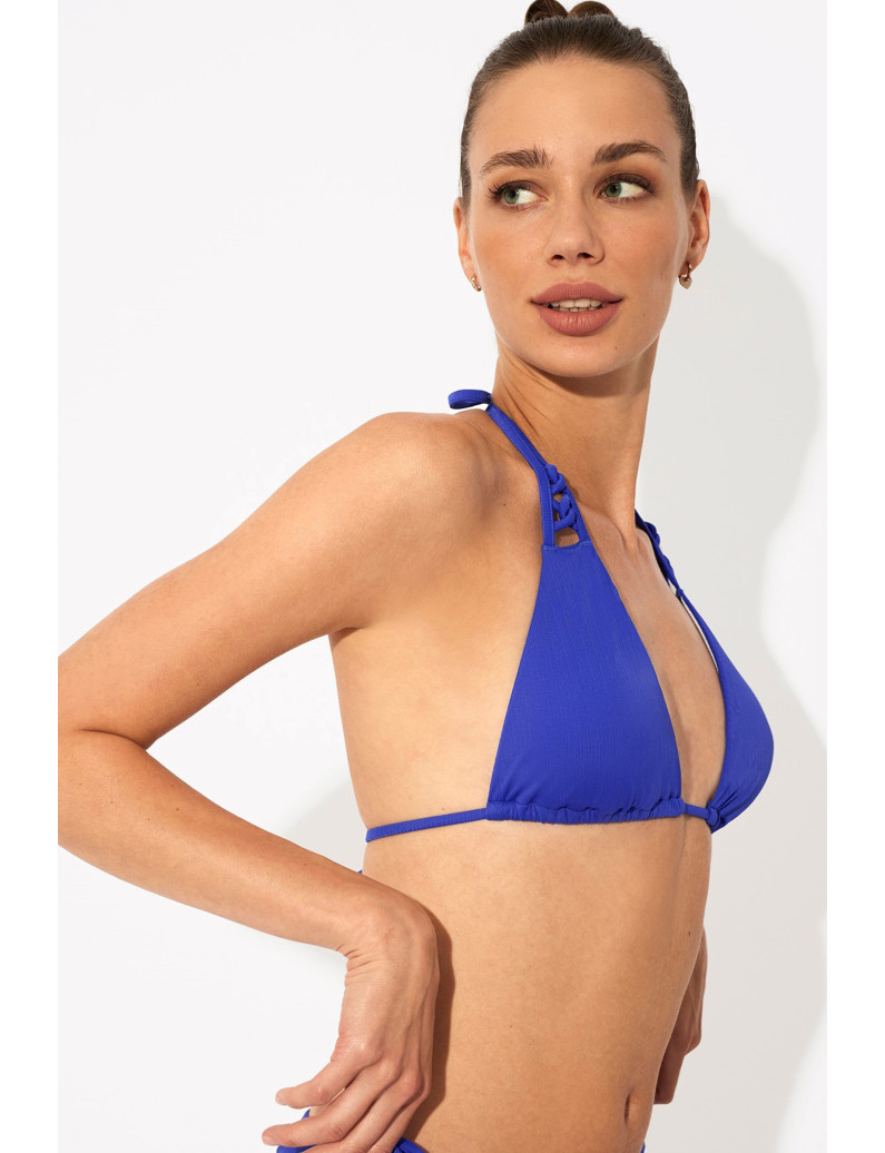 SUJETADOR TRIANGULAR CORTINA JACQUARD BLUE