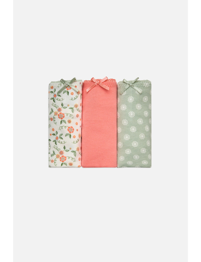 PACK 3 UNIDADES BIKINI ALGODÓN ESTAMPADO