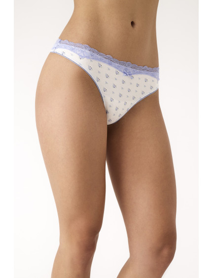 PACK 3 UNIDADES TANGA  ALGODÓN ESTAMPADO LAVANDA