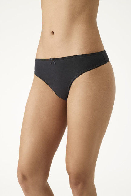 PACK 3 UNIDADES TANGA ALGODÓN ESTAMPADO BLACK