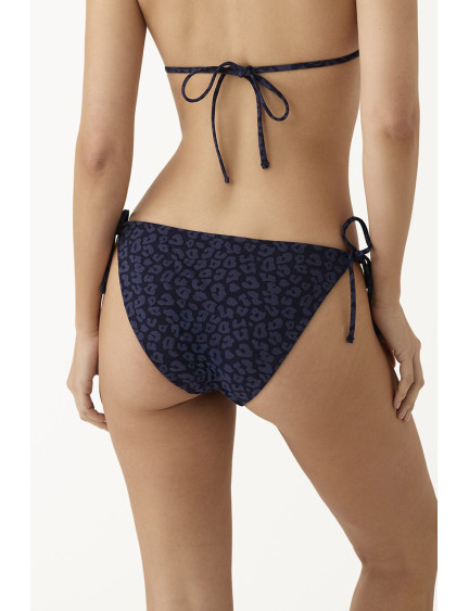 BRAGUITA BIKINI TIRAS TEJIDO JACQUARD MIDNIGHT SAFARY