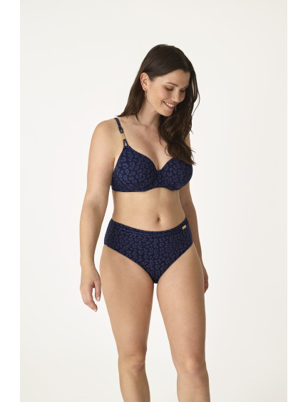 BRAGUITA MIDI CON REFUERZO JACQUARD MIDNIGHT SAFARI