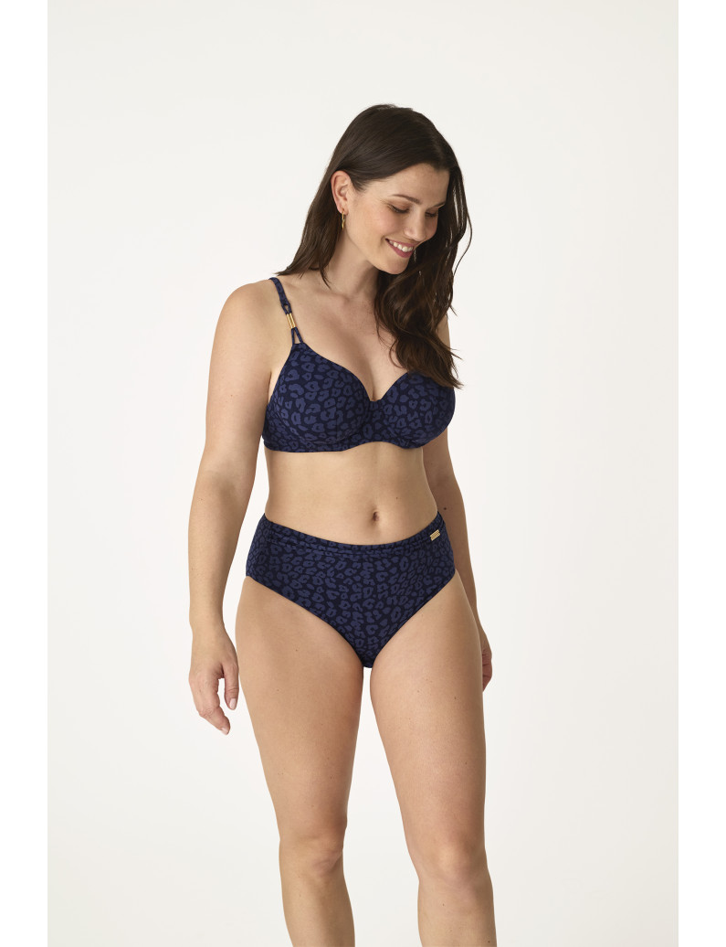 BRAGUITA MIDI CON REFUERZO JACQUARD MIDNIGHT SAFARI