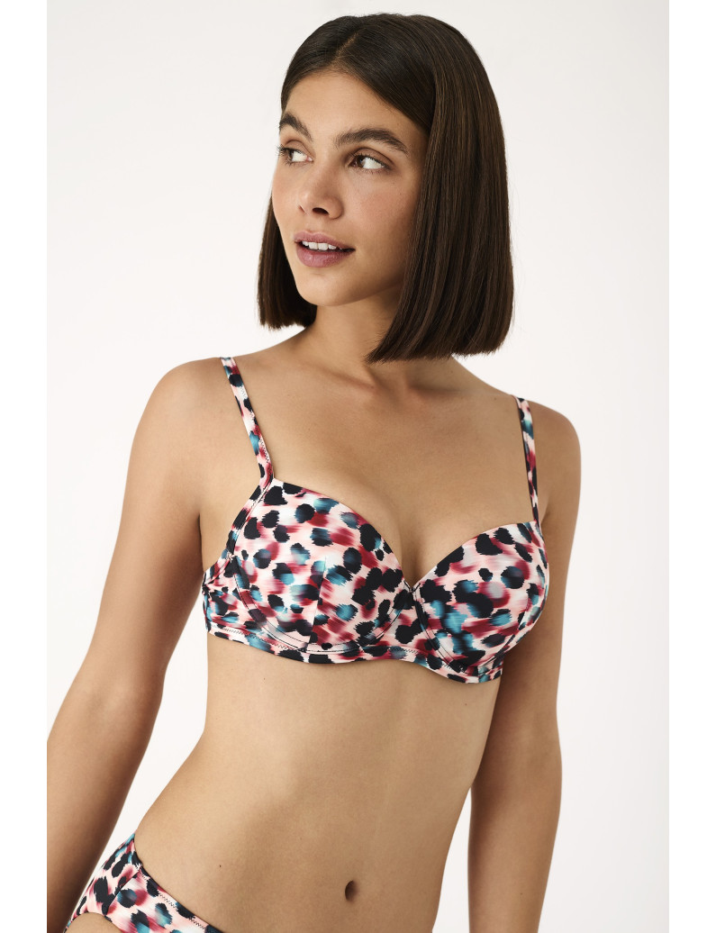 SUJETADOR CON AROS Y COPA SOFT WILD