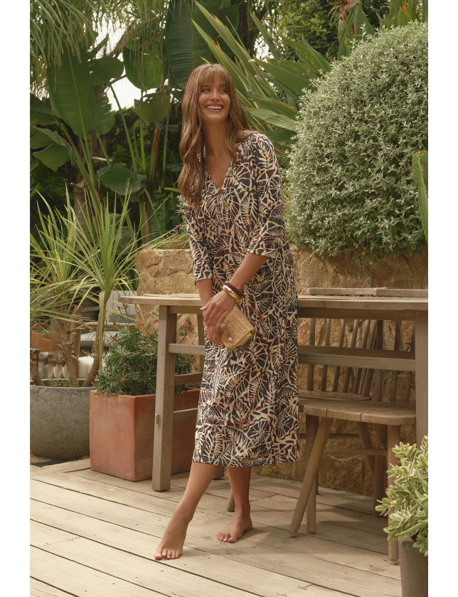 CAFTÁN LARGO MANGA FRANCESA NOMAD SOUL