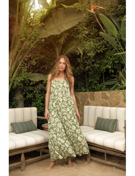 VESTIDO LARGO TIRANTES HONEY LIGHT