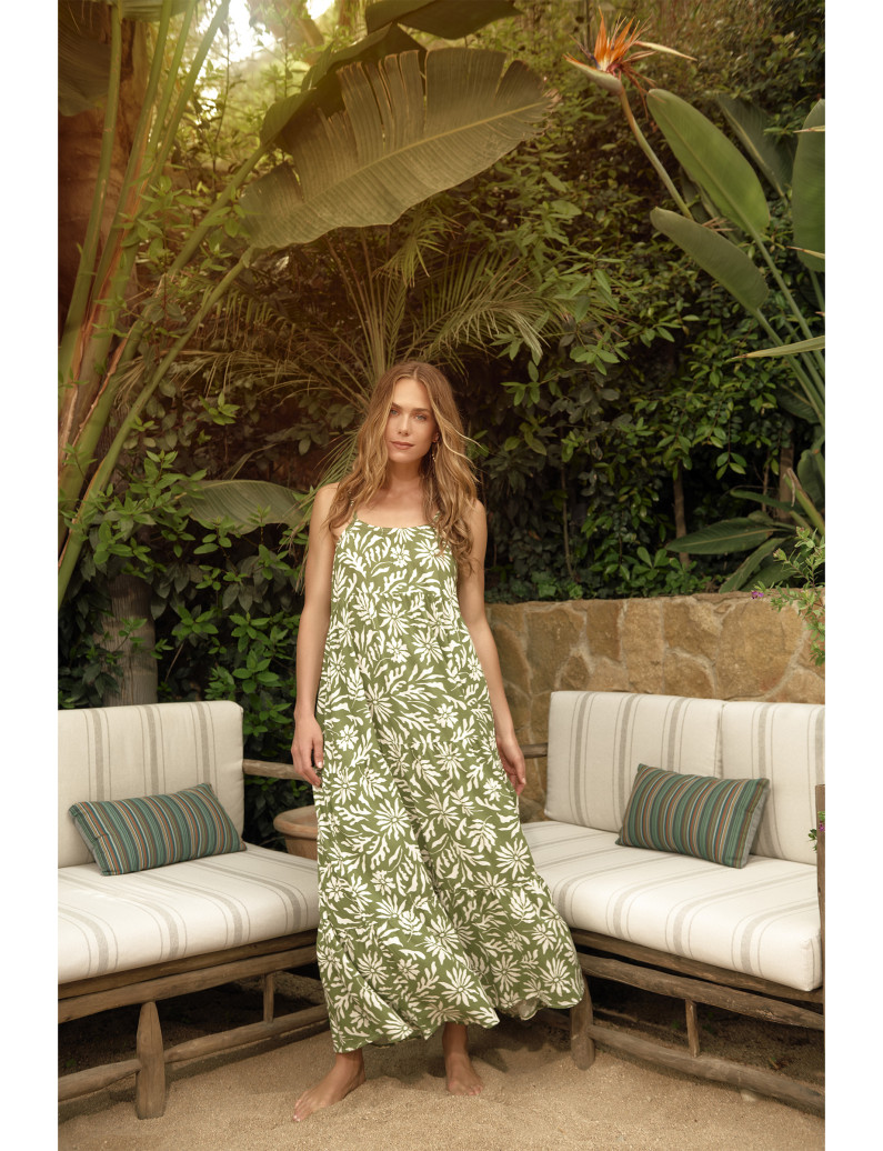 VESTIDO LARGO TIRANTES HONEY LIGHT