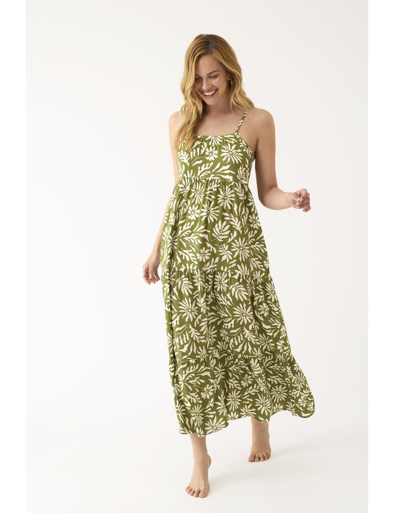 VESTIDO LARGO TIRANTES HONEY LIGHT