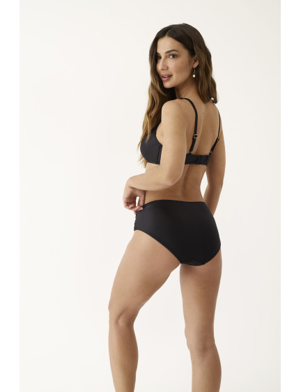 CONJ. SUJETADOR FORRADO CAPACIDAD SIN AROS CON MIDI REFORZ. JACQUARD GOLDEN NOIR