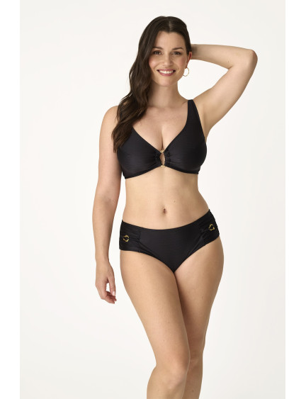 BRAGUITA MIDI CON REFUERZO JACQUARD GOLDEN NOIR