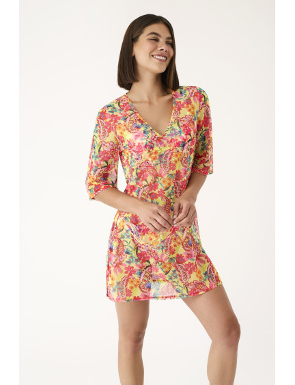 CAFTÁN MANGA FRANCESA CITRUS BLOOM