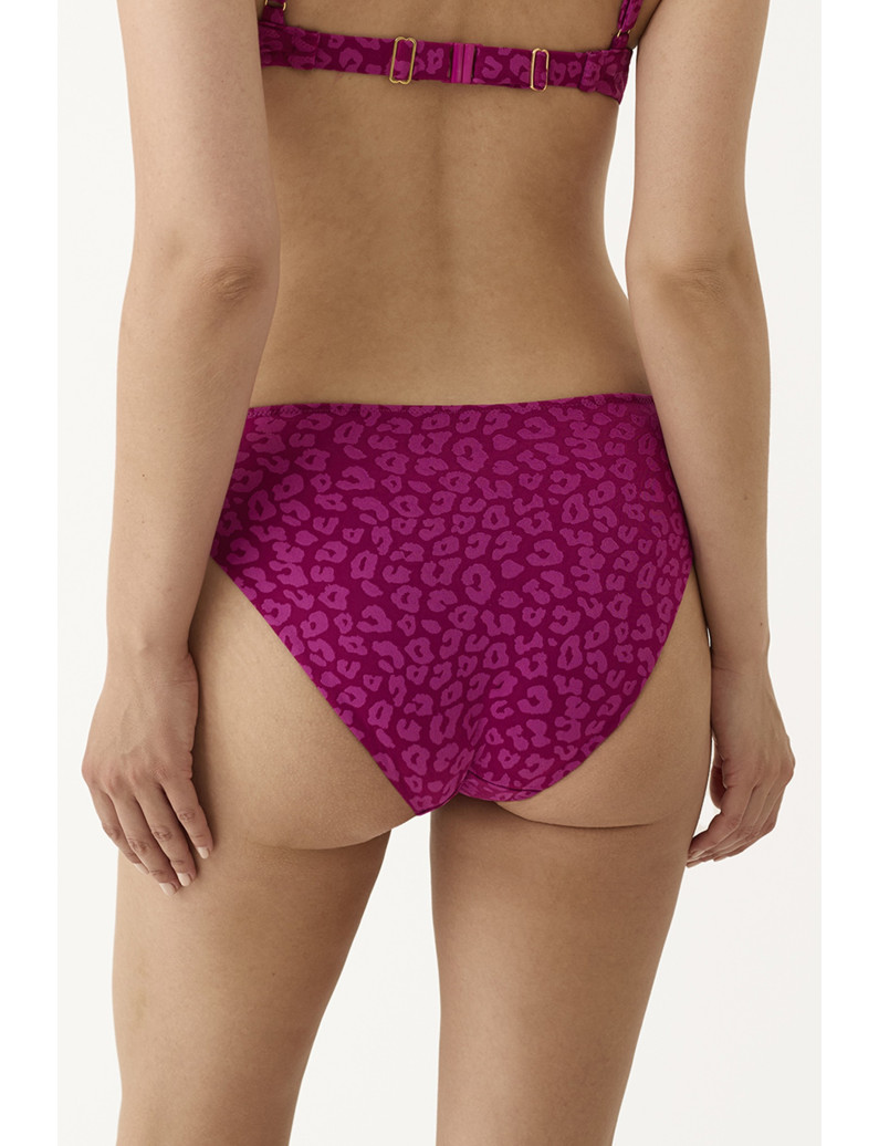 BRAGUITA BIKINI NORMAL. TEJIDO JACQUARD FUCHSIA FEVER