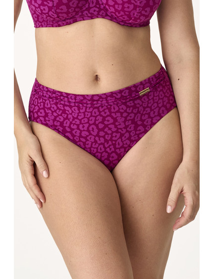 BRAGUITA MIDI CON REFUERZO JACQUARD FUCHSIA FEVER