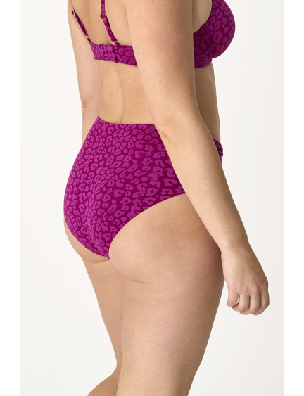 BRAGUITA MIDI CON REFUERZO JACQUARD FUCHSIA FEVER