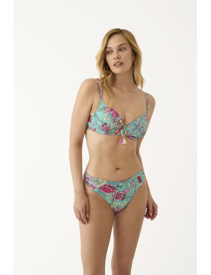 CONJ. SUJETADOR CON AROS Y COPA CON BIKINI MIRAGE