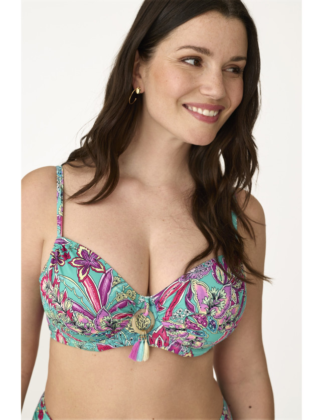 SUJETADOR FORRADO CAPACIDAD CON AROS MIRAGE