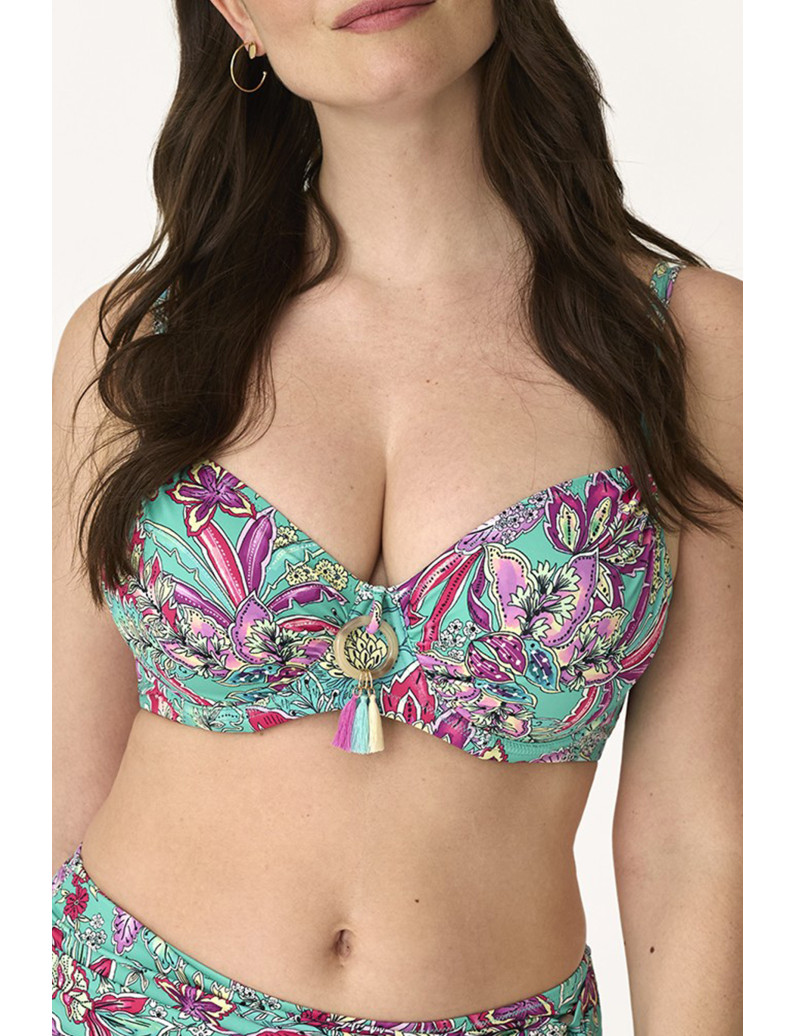 SUJETADOR FORRADO CAPACIDAD CON AROS MIRAGE