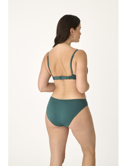 CONJ. SUJETADOR CON AROS Y COPA CON BIKINI NORMAL EMERALD GLOW