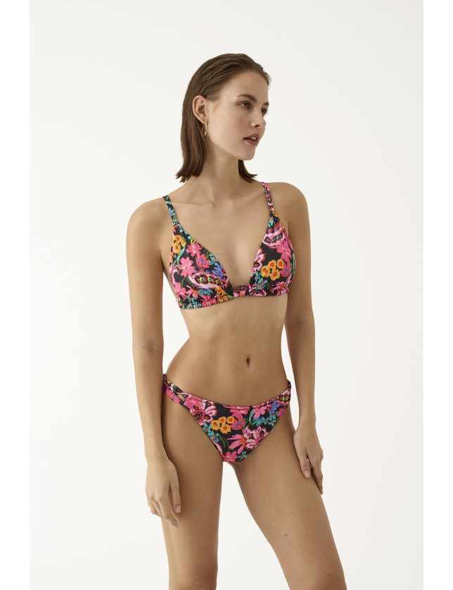 CONJ. TRIANGULAR CORTINA CON BRASILEÑA DARK BLOOM