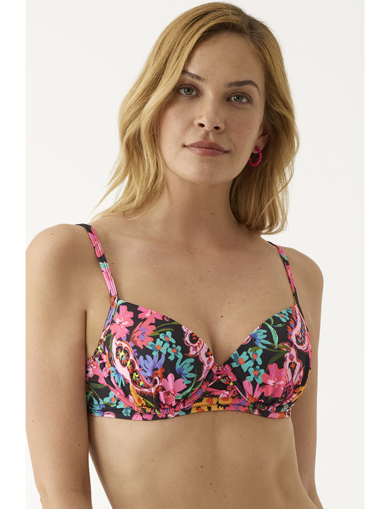 SUJETADOR CON AROS Y COPA PREHORMADA FOAM BLOOM