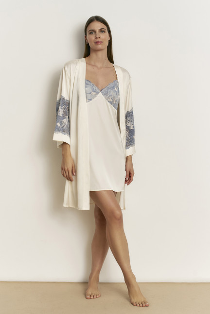 CAMISÓN LENCERO TIRANTES SATÉN ELÁSTICO
