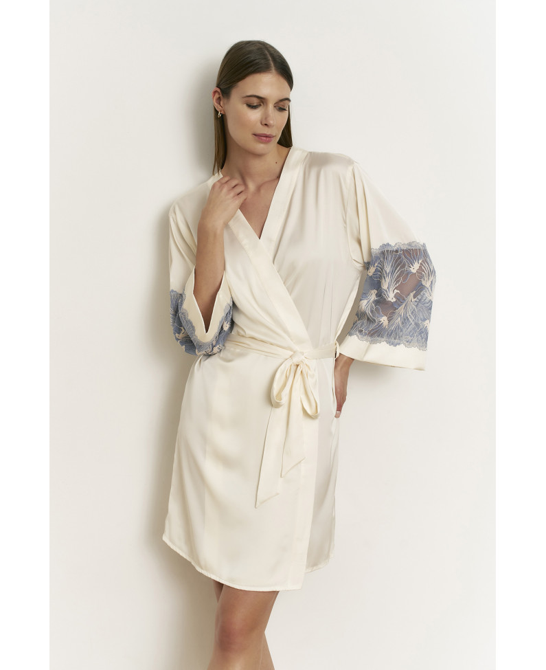 BATA KIMONO LENCERA SATÉN ELÁSTICO
