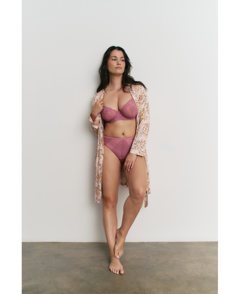 CONJ. SUJETADOR FORRADO CAPACIDAD CON BIKINI ALTO POMPADORE