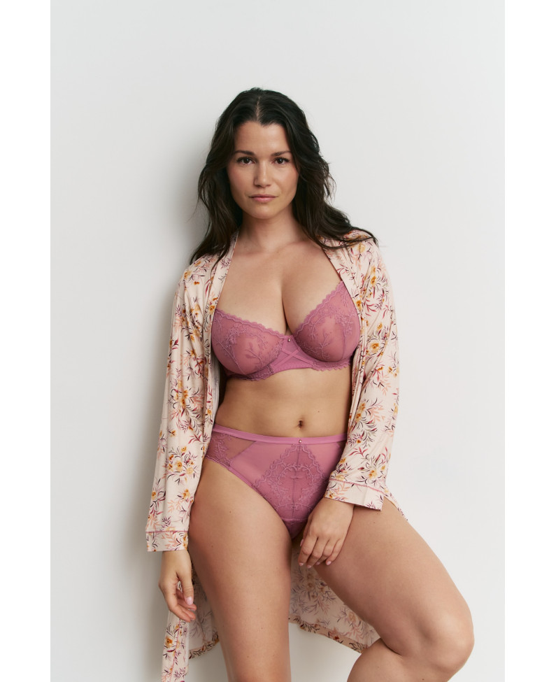 CONJ. SUJETADOR FORRADO CAPACIDAD CON BIKINI ALTO POMPADORE