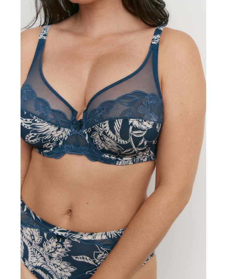 CONJ. SUJETADOR FORRADO CON BIKINI ALTO  AUREA