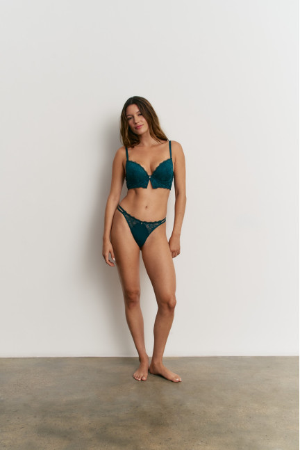 CONJ. SUJETADOR PUSH UP CON TANGA ELANE