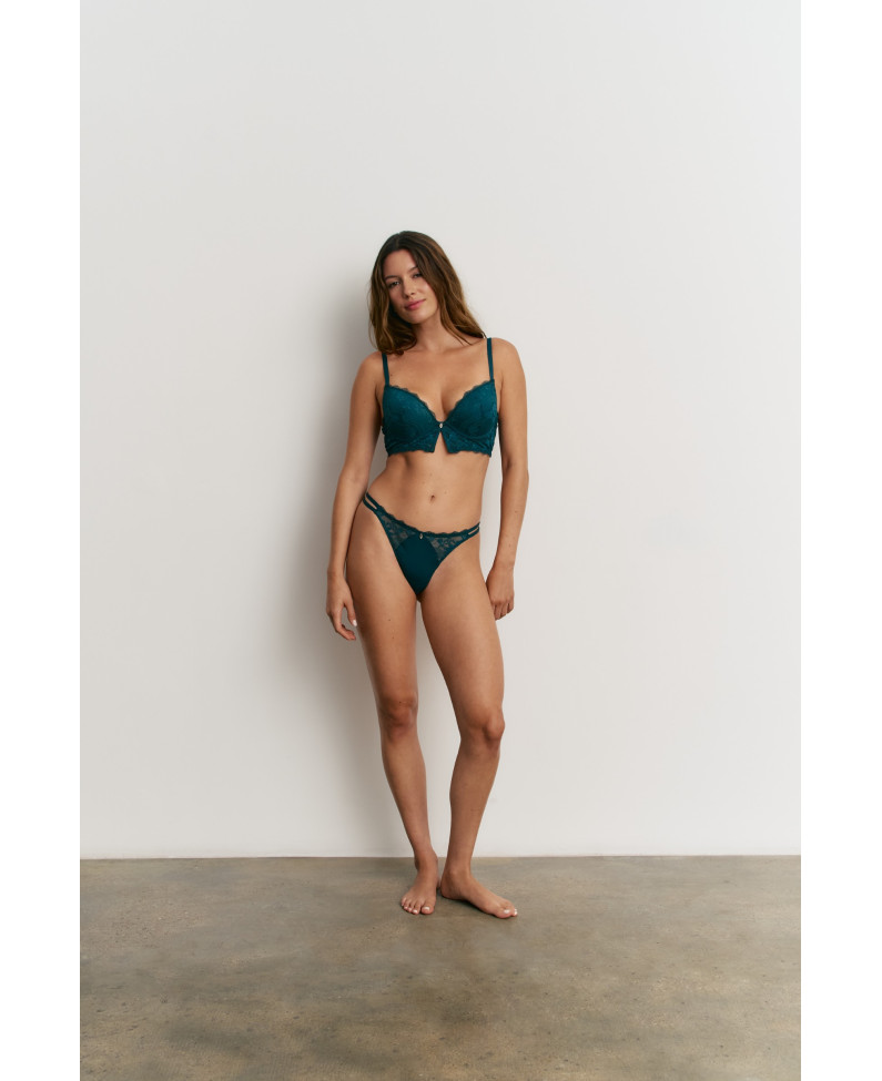 CONJ. SUJETADOR PUSH UP CON TANGA ELANE