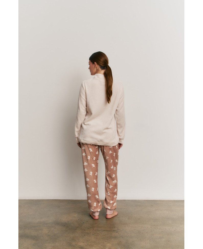 PIJAMA PANTALÓN Y SUDADERA TEJIDO PELUDO CABRITAS