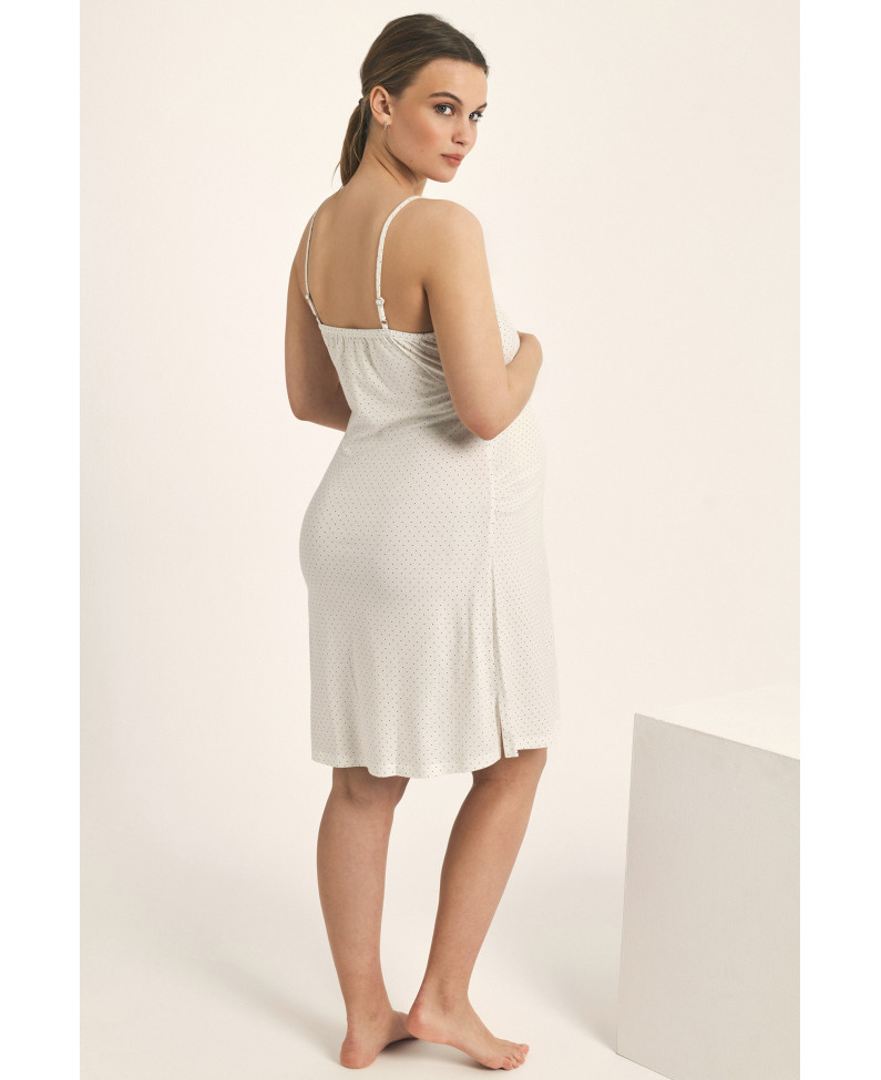 CAMISOLA MATERNAL TIRANTES MODAL/ALGODÓN.  PRÁCTICO SISTEMA DE APERTURA PARA FACILITAR LA LACTANCIA