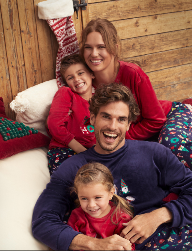 pijamas navidad familia